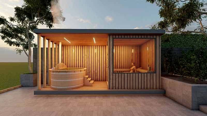 Outdoor Sauna & Spa
